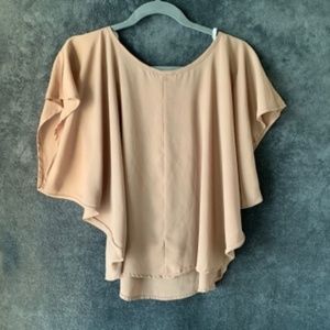 Flowy Blouse Top Light Billowy Fashion Large